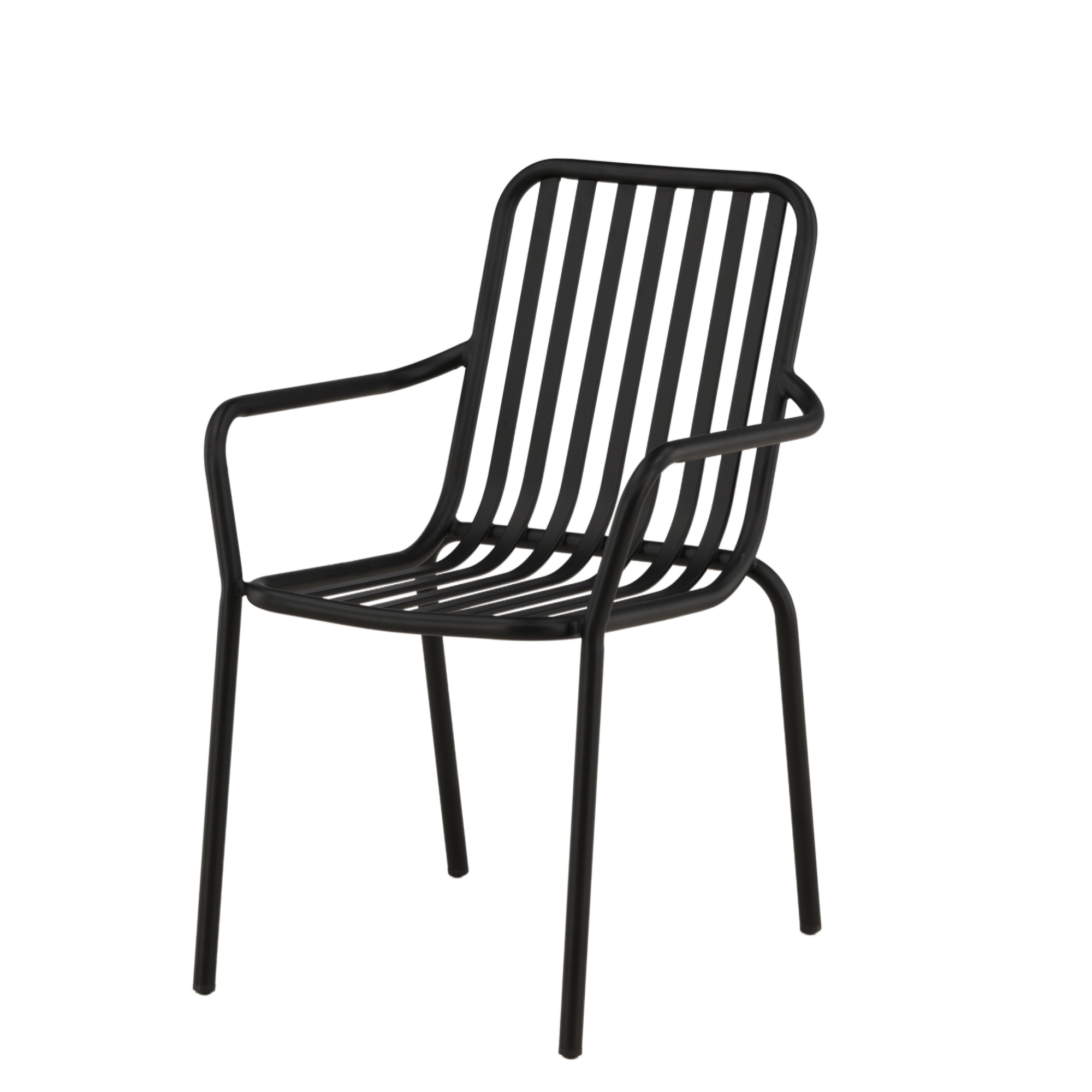 Peking Diningchair Aluminium - Black /    55*60,5*87 Svart