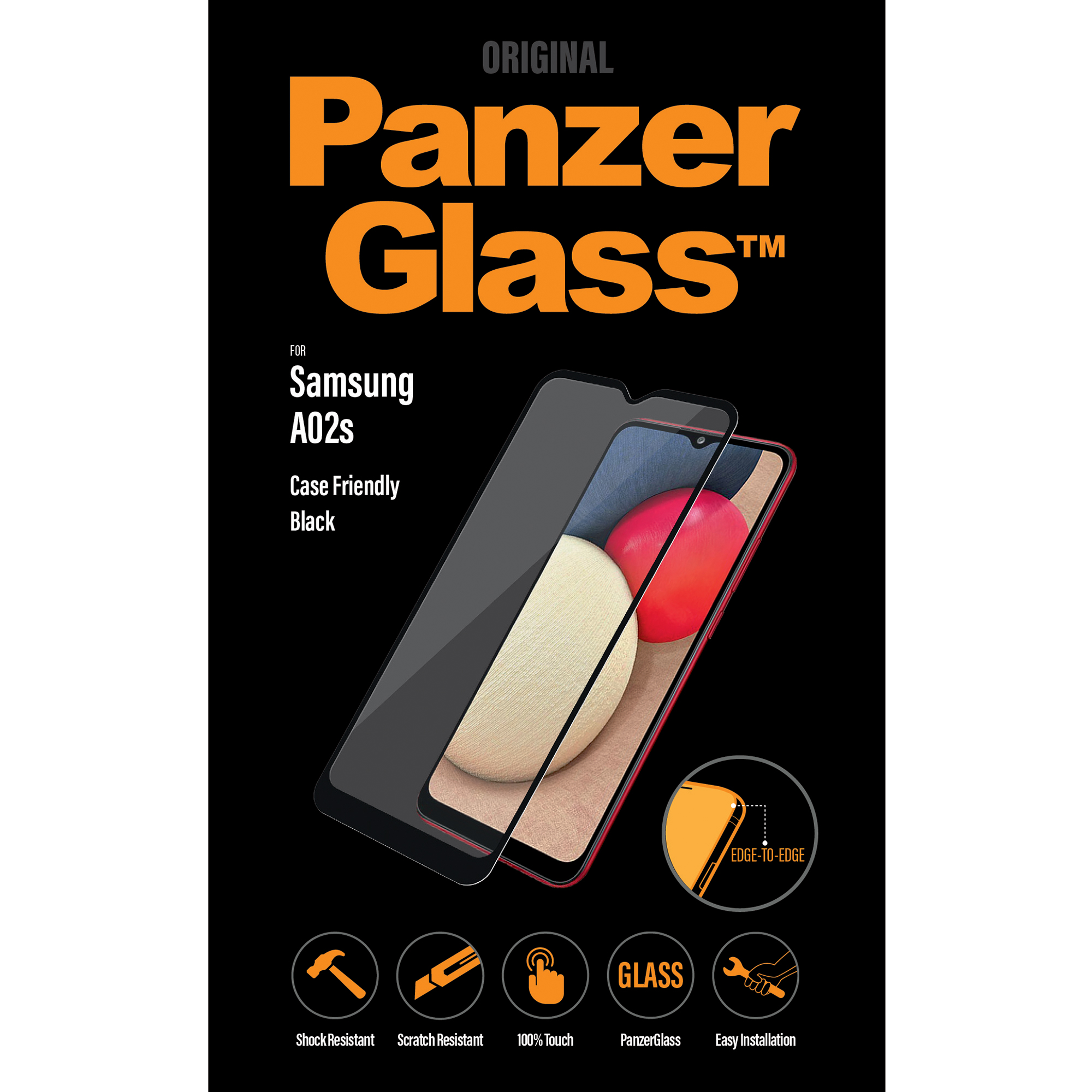 Skärmskydd Panzerglass Samsung Galaxy A02s Case Friendly