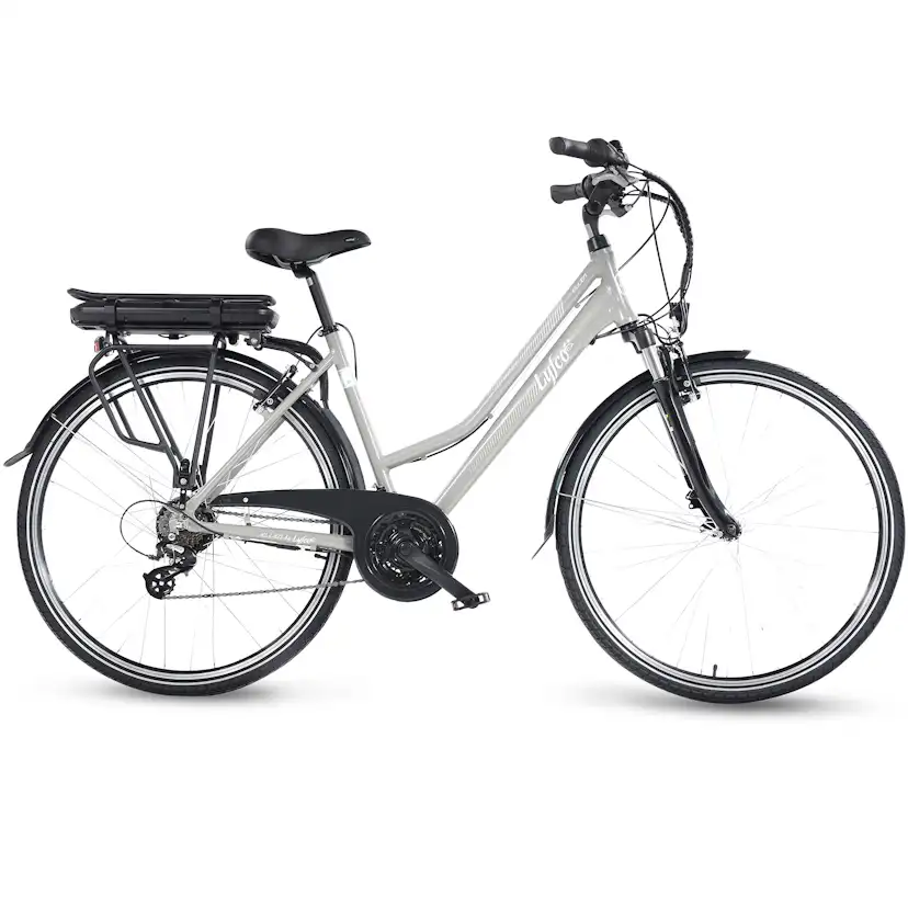 Elcykel Lyfco Dam 28" - Ellen 13 Ah Silver