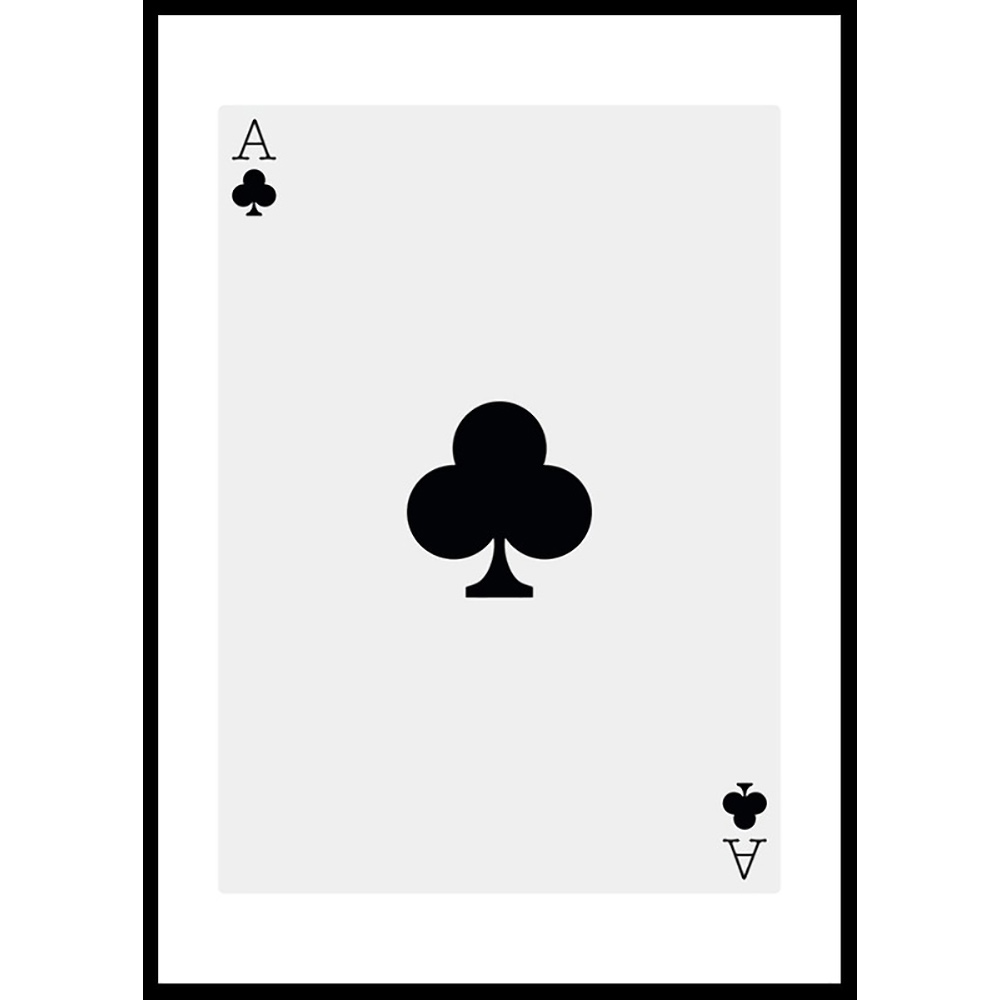 Poster Gallerix Ace Of Clubs