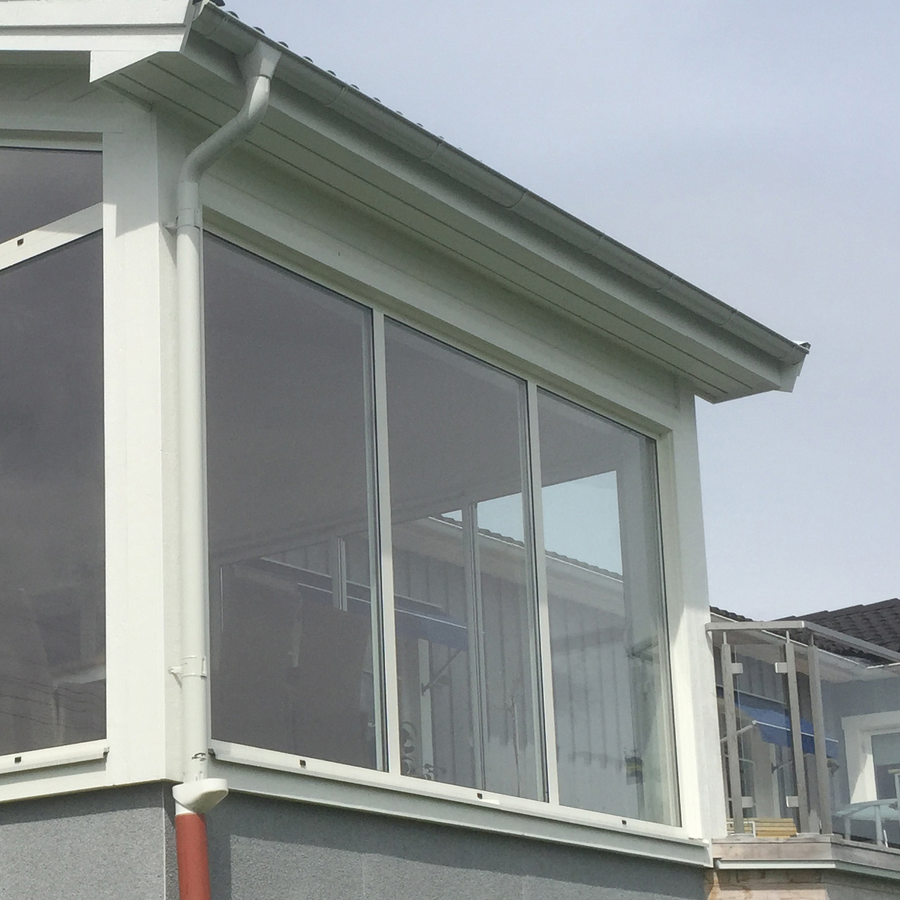 Fast Väggparti Landskap Robust Året runt 4-del