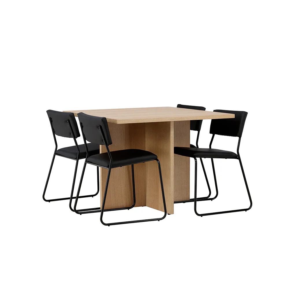 Matgrupp Venture Home Leo med 4 Kenth Stolar