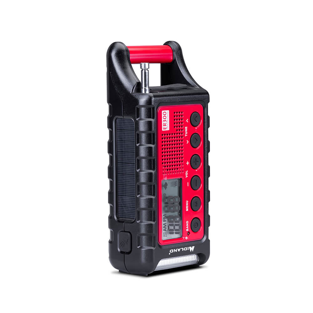 Nödradio Power Bank Midland ER300 Röd/Svart