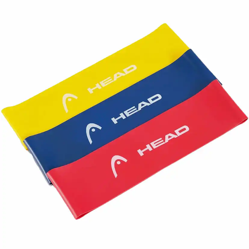 Elastiska Träningsband Head 3-Pack- Med Olika Nivåer Ideala För Motståndsträning I Alla Miljöer