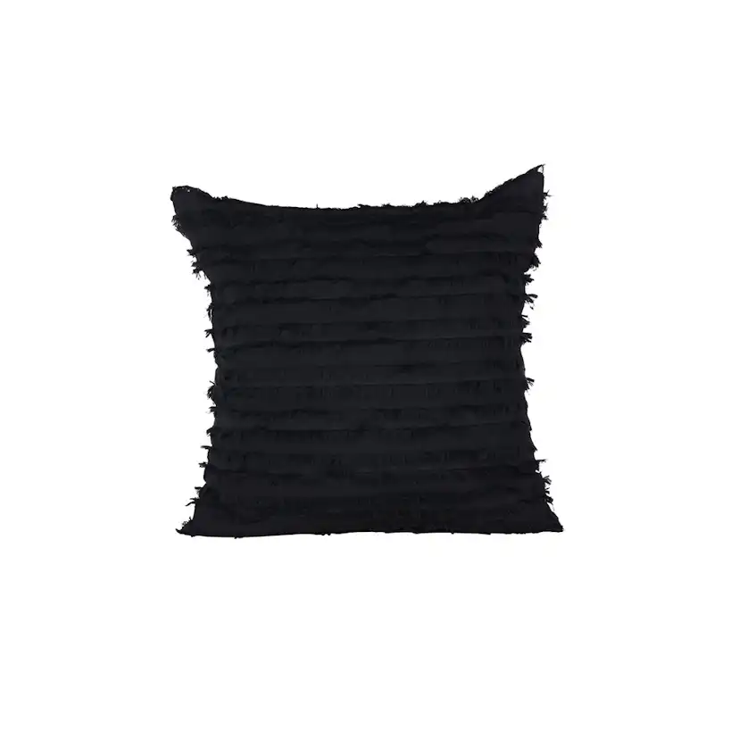 Edith Cushion Cover Cotton - Black Svart