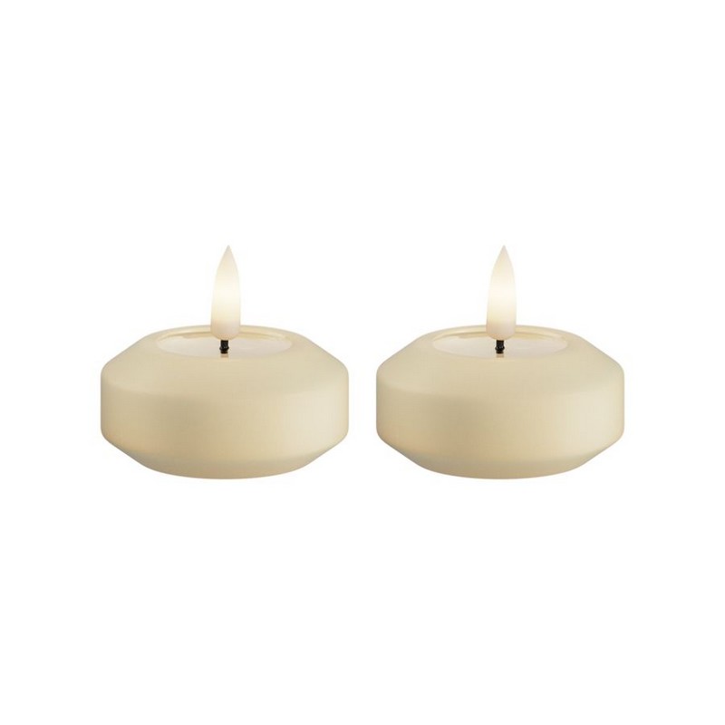 LED-Värmeljus DeluxeHomeart Flytande 6,1 cm 2-pack