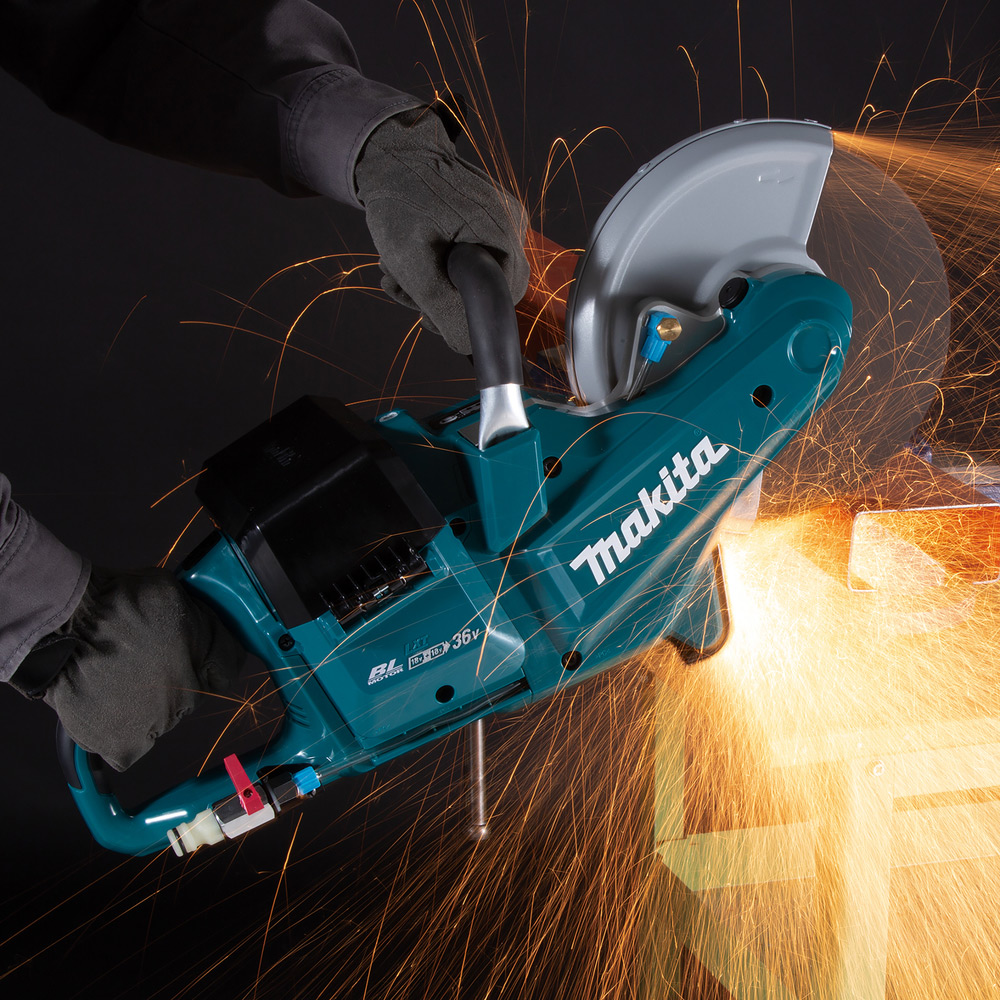 Kapmaskin Makita DCE090ZX1 2X18V utan Batteri och Laddare