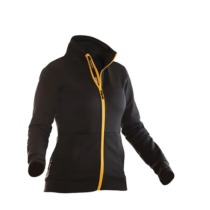 Flexjacka Dam Svart/Orange S Storlek: S, Svart/Orange