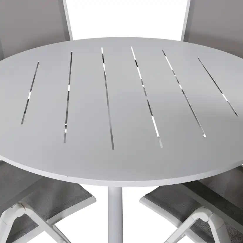 Matgrupp Venture Home Ande med 4 Laby Matstolar