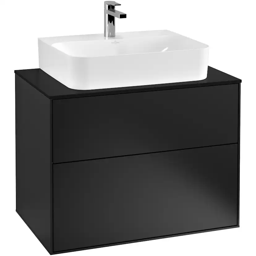 Tvättställsskåp Villeroy & Boch Finion med 2 Lådor och Bänkskiva för Centrerat Tvättställ