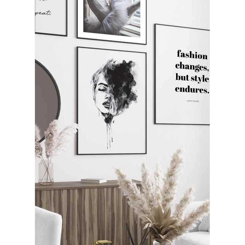 Poster Gallerix Watercolor Face No2