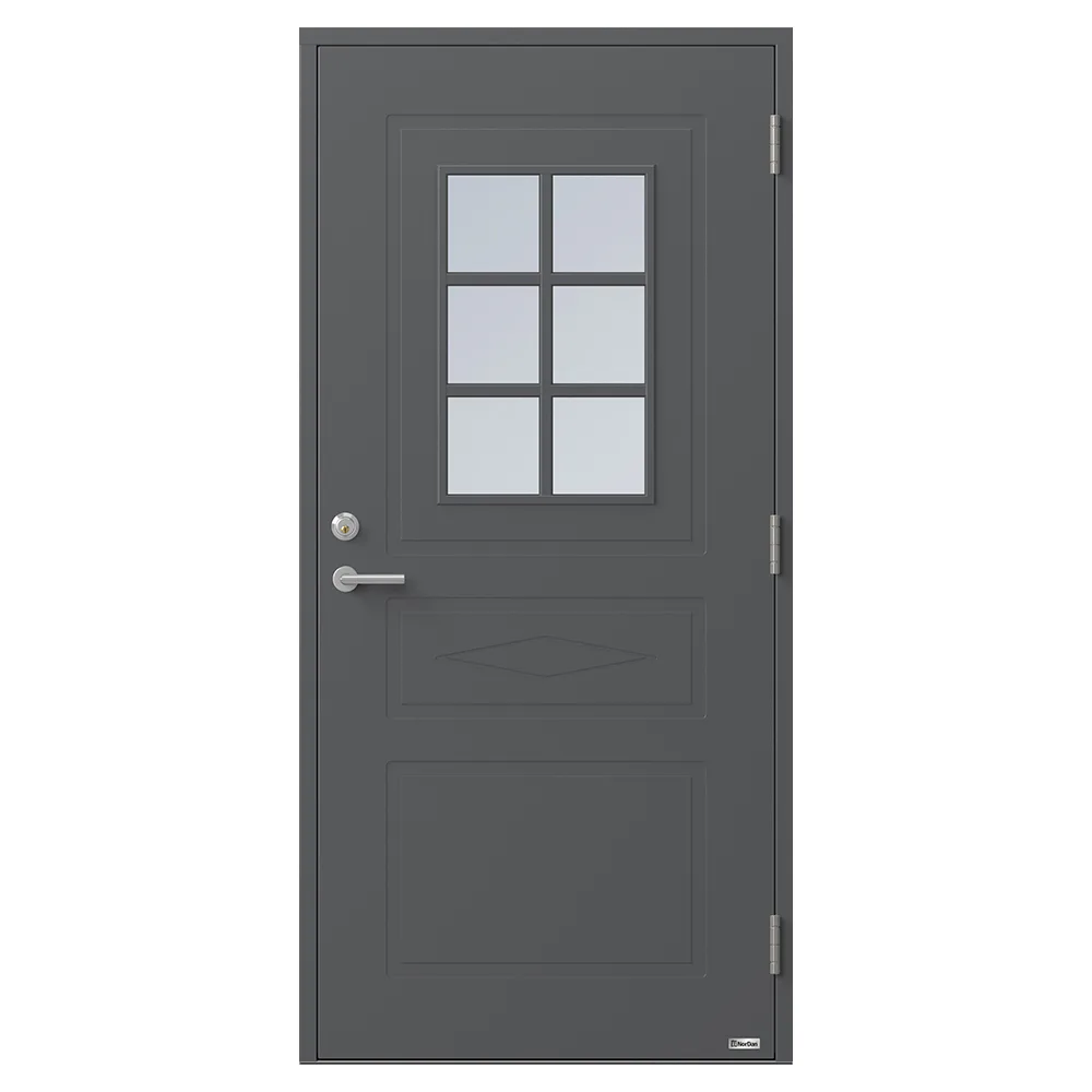 Tvillingarna 992G 9X20 V NCS S-7000-N BxH: 90x200 cm, Vänster, S-7000-N, Grå