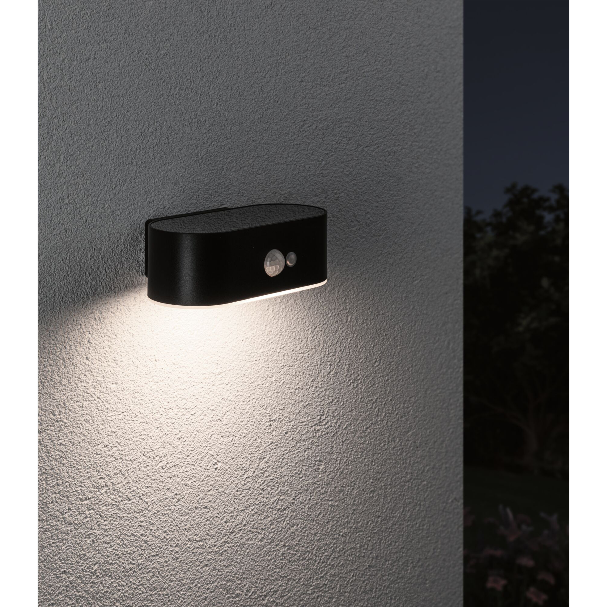 Fasadbelysning Solcell Paulmann Adya LED med Rörelsesensor IP44