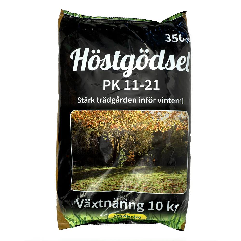 Växtnäring Skånefrö Höstgödsel 10 kg, För Gräsmatta & Trädgård