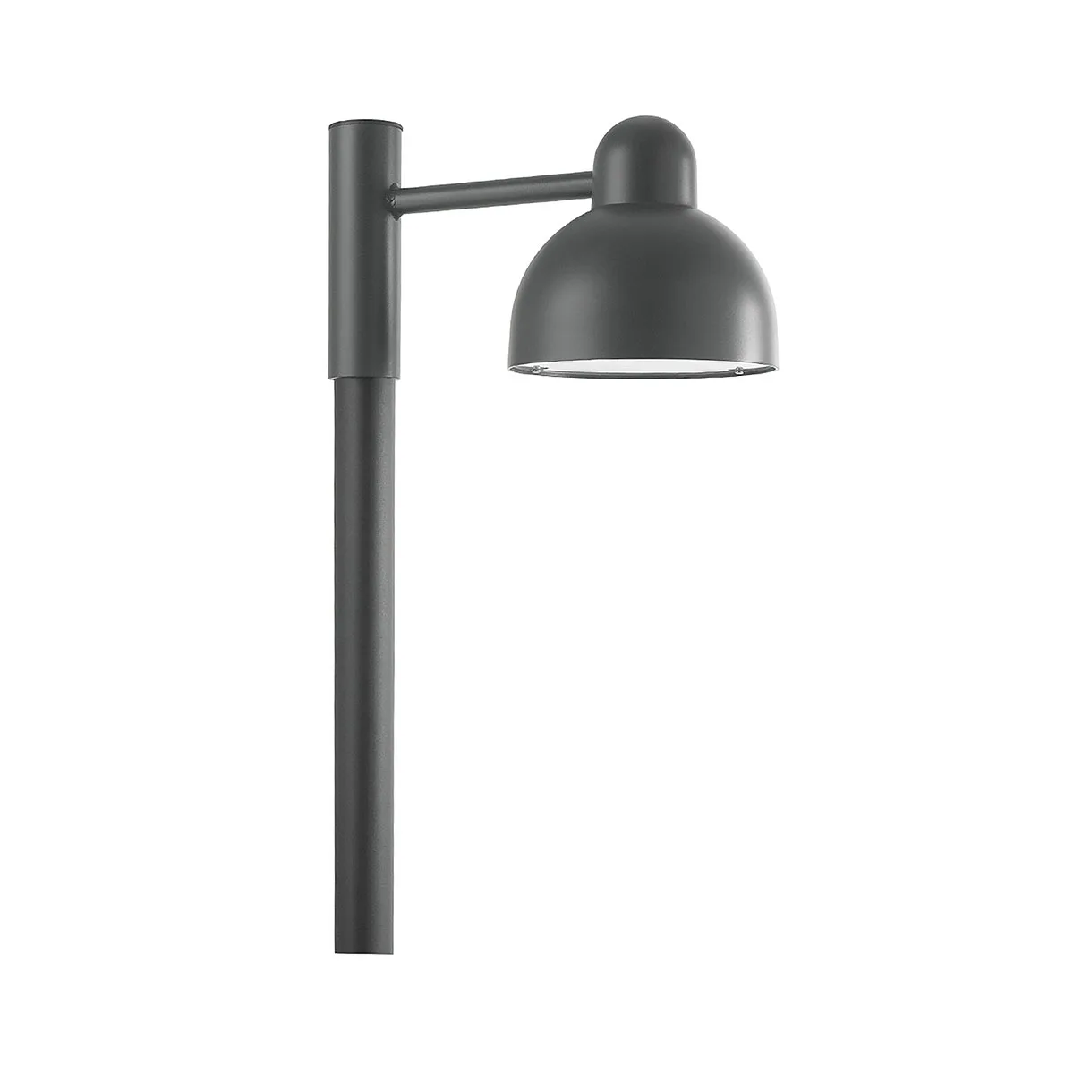 LYKTHUS FÖR STOLPE KOSTER 4000K 5070GR 17.5 W SYMM. 50MM Antracitgrå, 1625 lm