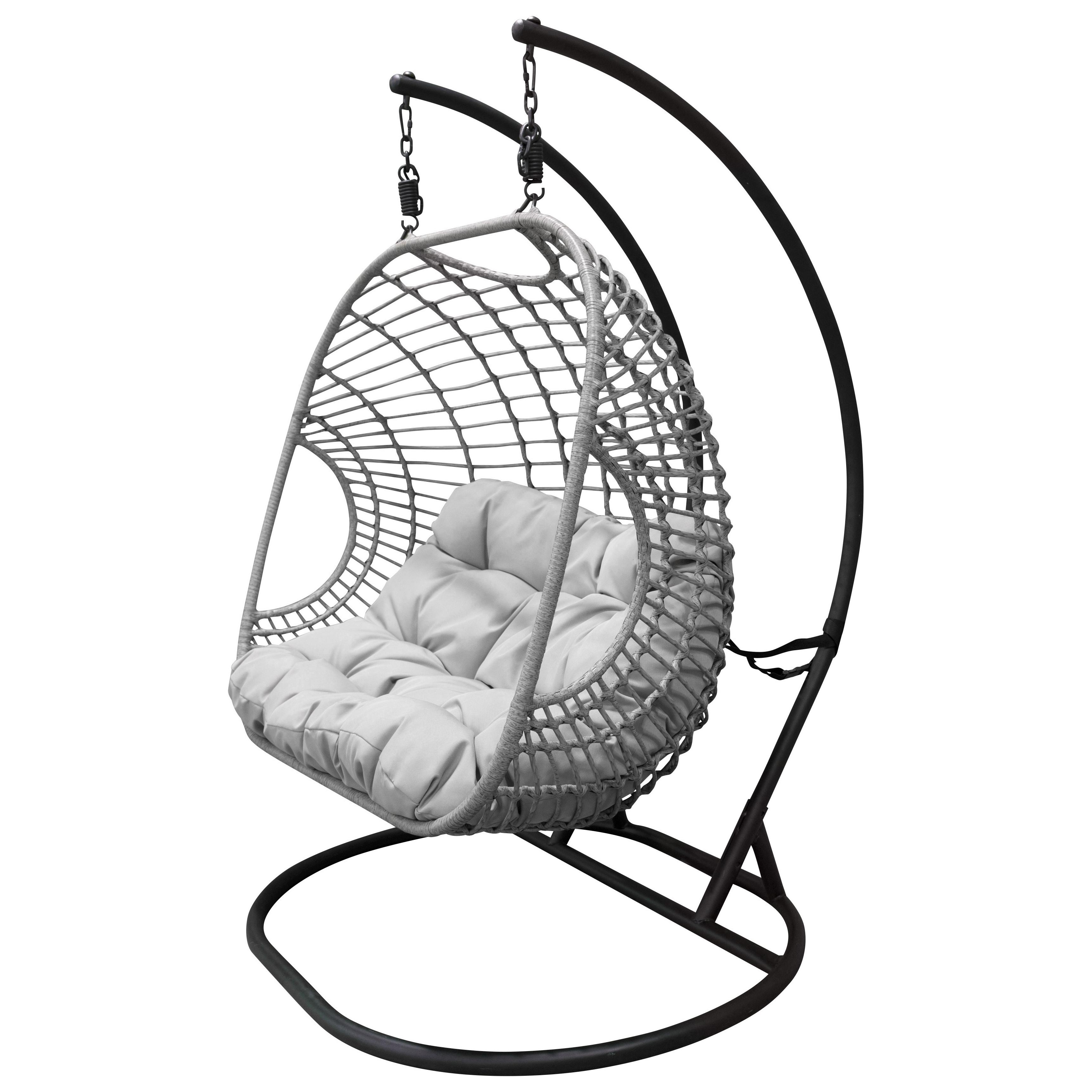 Hängstol Venture Home Viga Dubbel med 2 Sittplatser & Svart Stativ för Trädgård