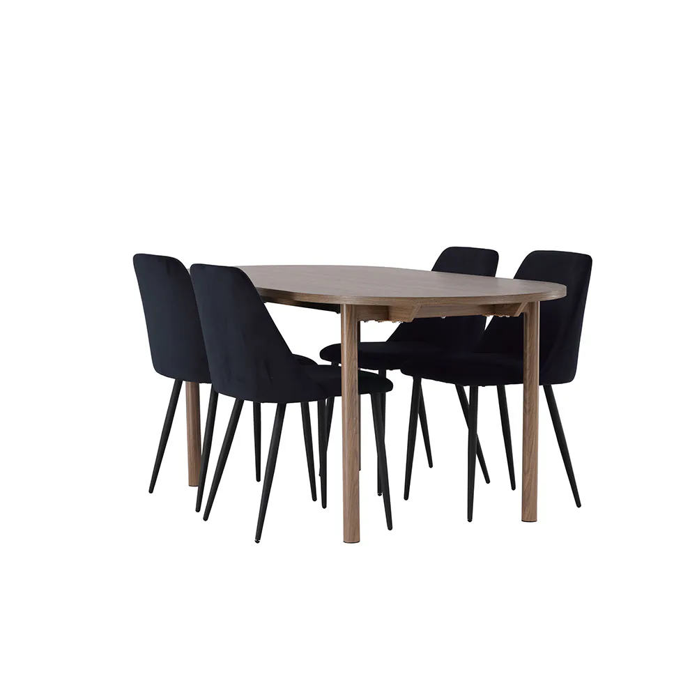 Matgrupp Venture Home Andy med 4 Night Stolar