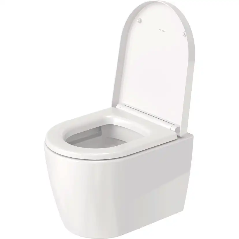 Vägghängd Toalettstol Duravit ME by Starck Rimless 253009 inkl Toalettsits