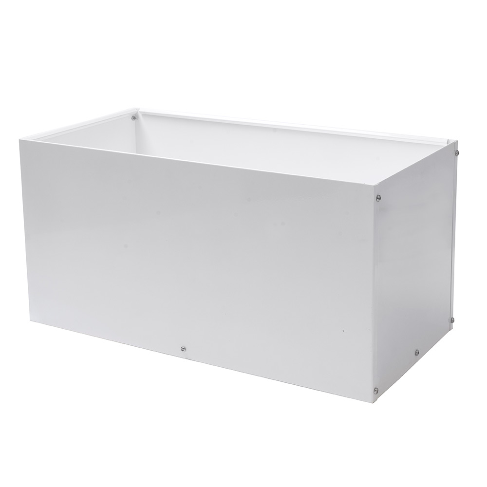 Vit kruka 80x40x40 cm 80x40x40 cm, vit