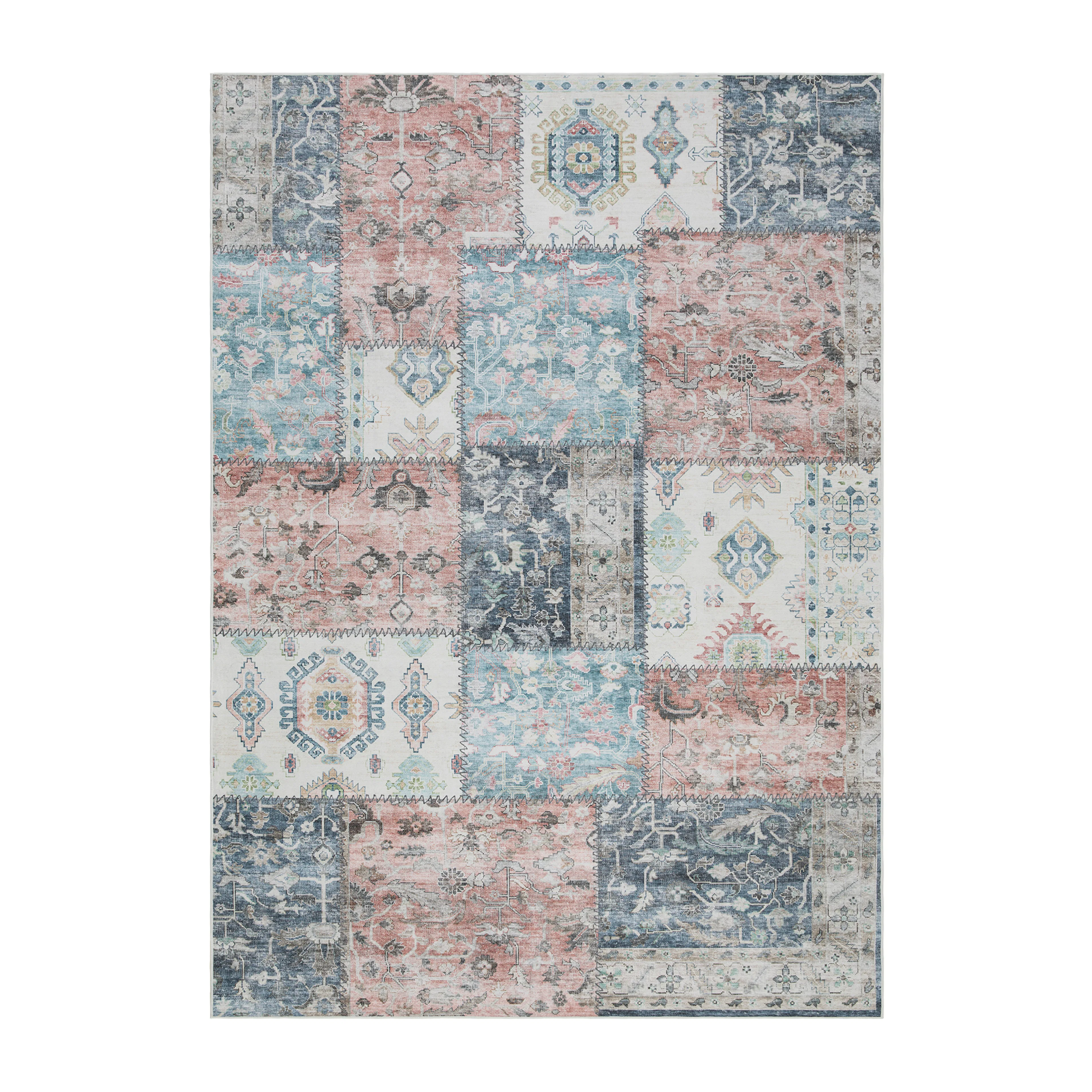 Wiltonmatta KM Carpets Kenzie Patch Polyester Multi Färg