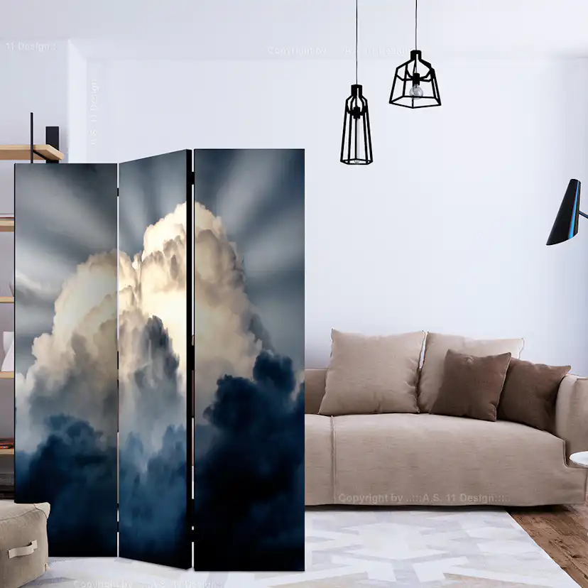 Rumsavdelare Skärmvägg Arkiio Rays In The Sky 135x172 cm