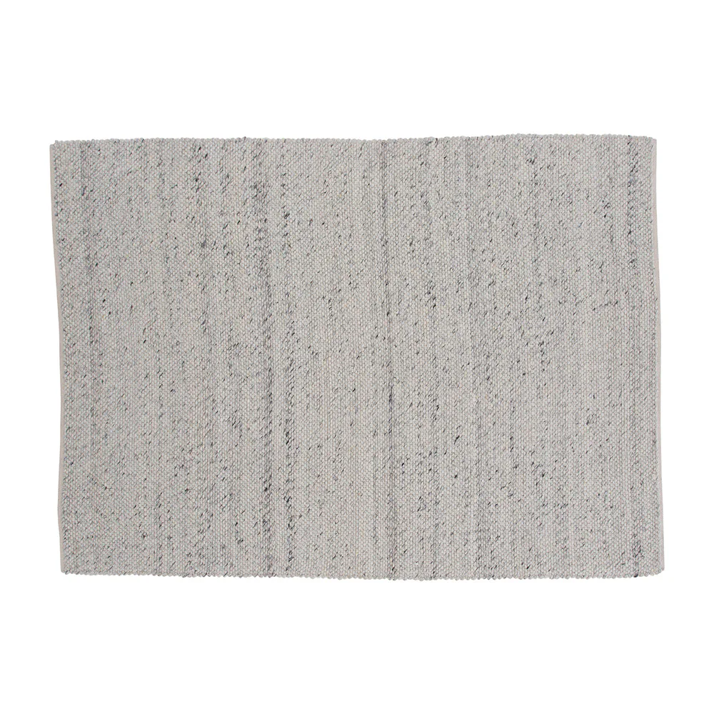 Ganga Wool Carpet 170x240cm Ivory Ivory, Mått: 243x171 cm