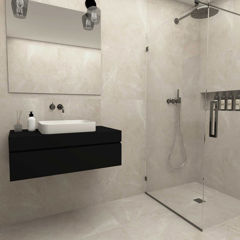 Klinker Fioranese Marmorea2 Oxford Greige 60x60 cm Matt