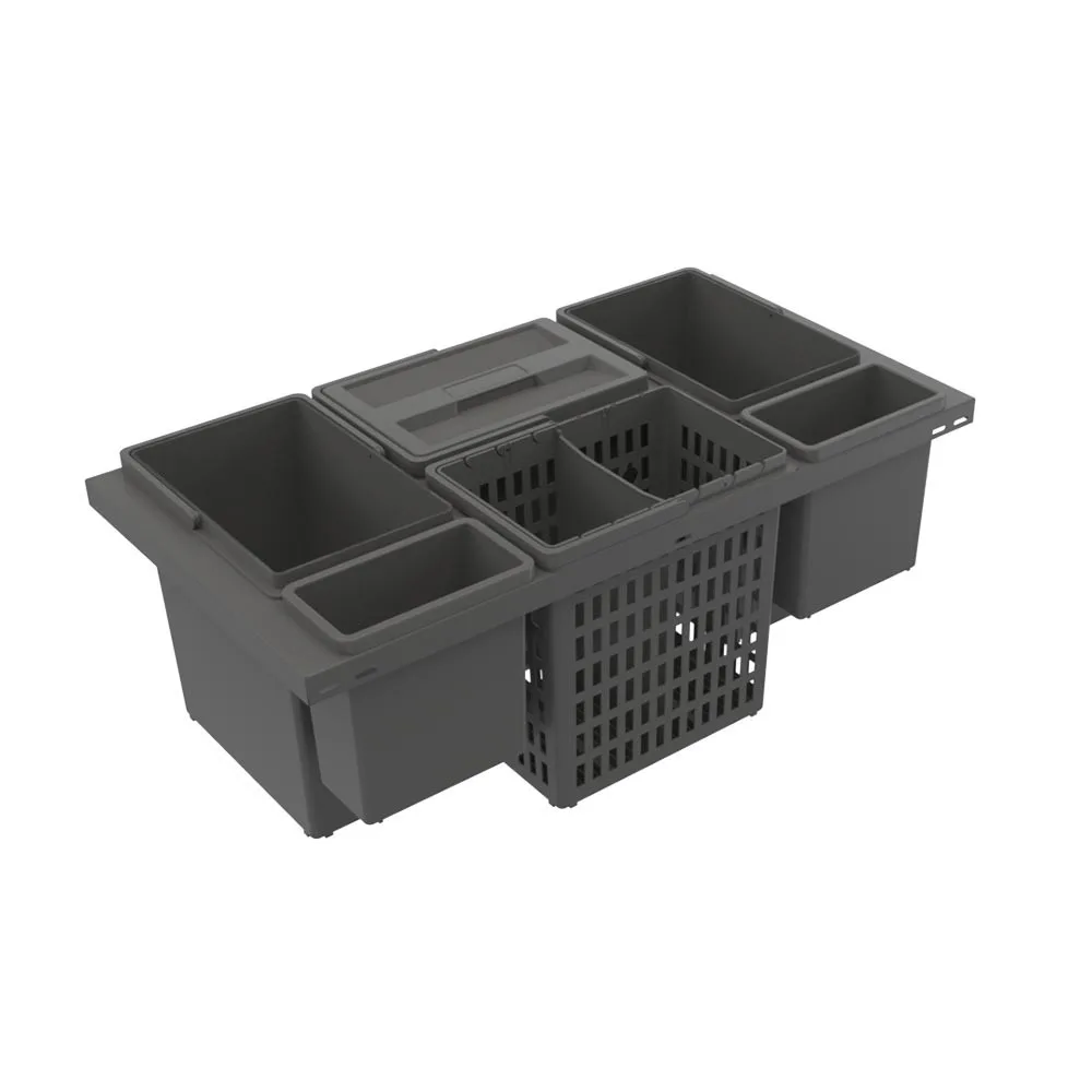 Källsorteringskärhållare Beslag Design Cube Basic Hero 800