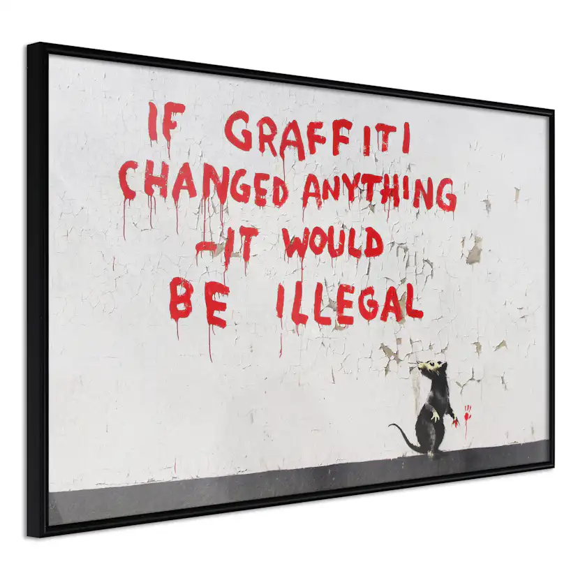 Poster Artgeist Affisch Quotes Graffiti