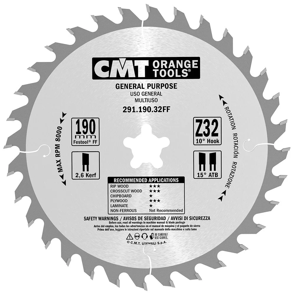 Sågklinga CMT Orange Tools Kapning/Klyvning