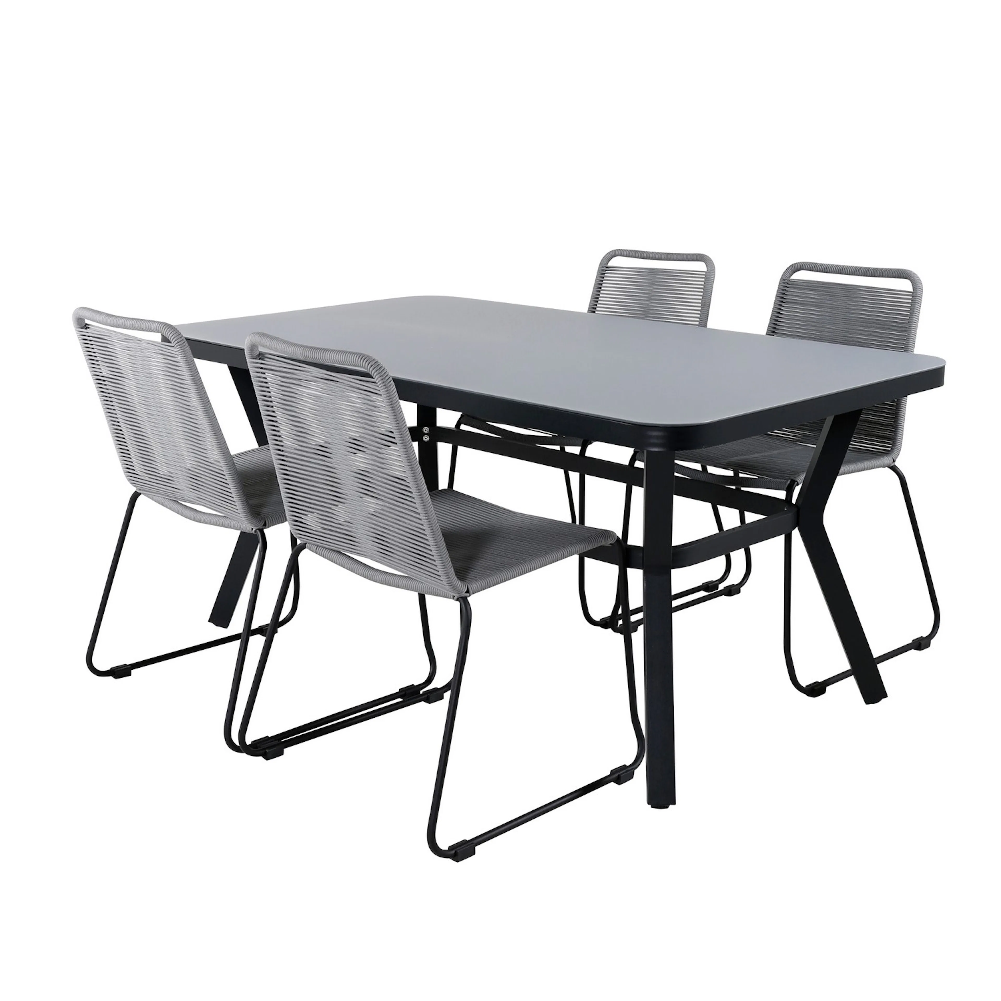 Matgrupp Venture Home Vyn med 4 Lumi Stolar