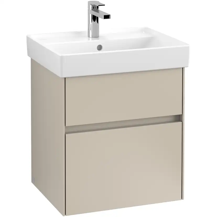 Tvättställsskåp Villeroy & Boch Collaro med 2 Lådor för Inbyggt Tvättställ