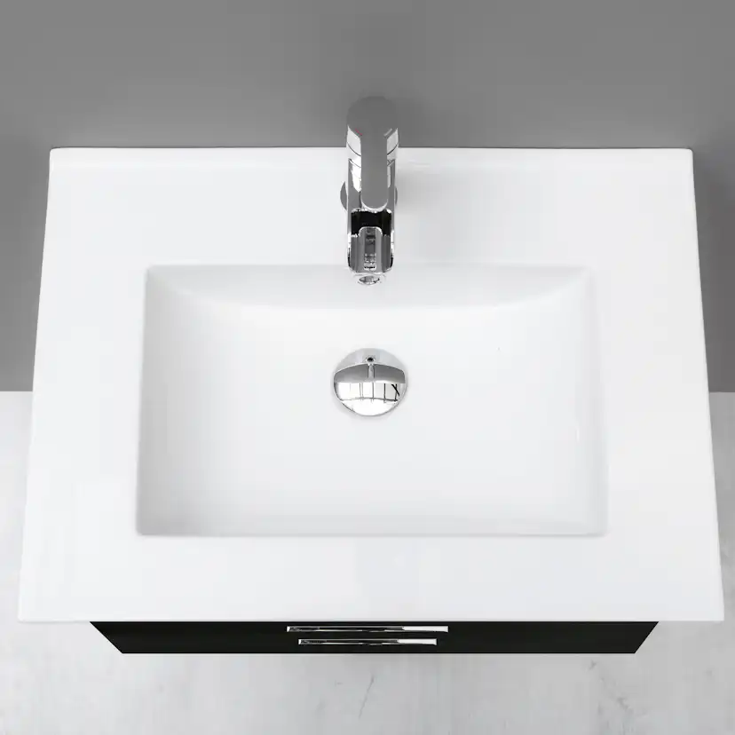 Möbelpaket 4AQUA Slim 60 med Tvättställ och Spegel Aura LED