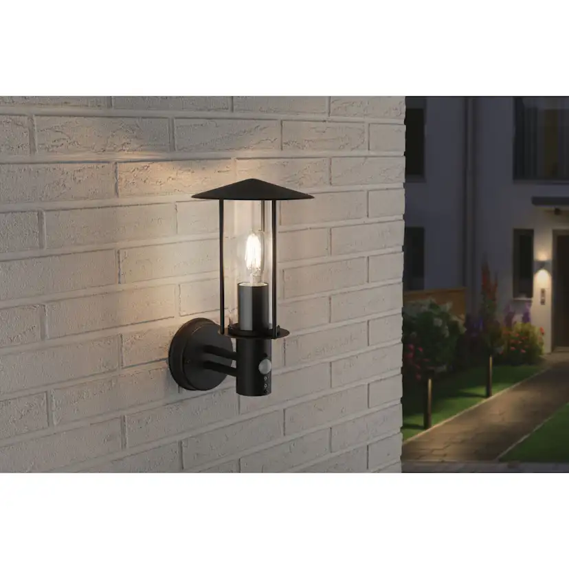 Fasadbelysning Paulmann Classic IP44 230V Design: med Skymningsstyrd Rörelsedetektor