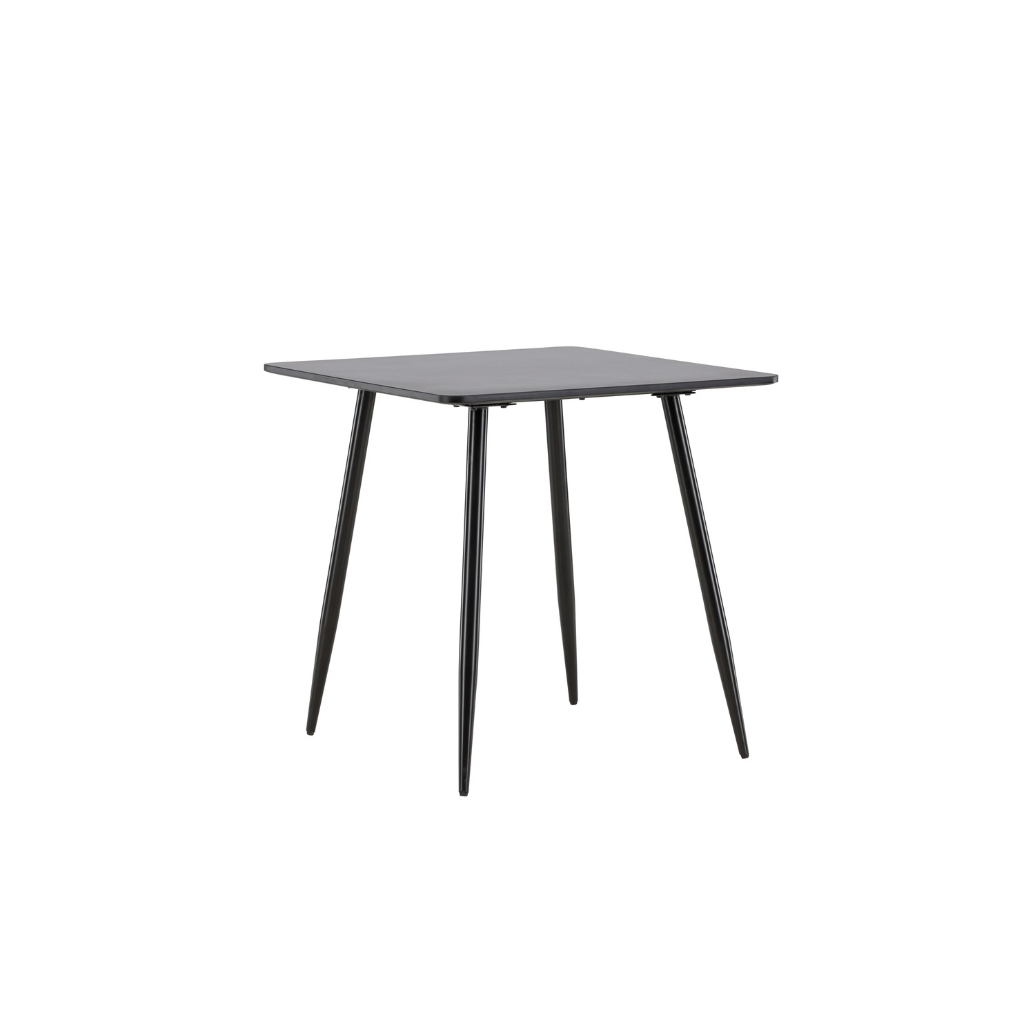 Polar Dining Table 75x75 cm - Black / Black Svart