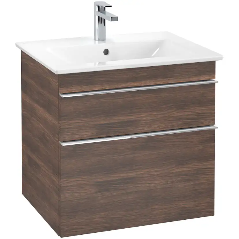Tvättställsskåp Villeroy & Boch Venticello A92401VH Arizona Ek, Handtag: Krom, B: 603 mm