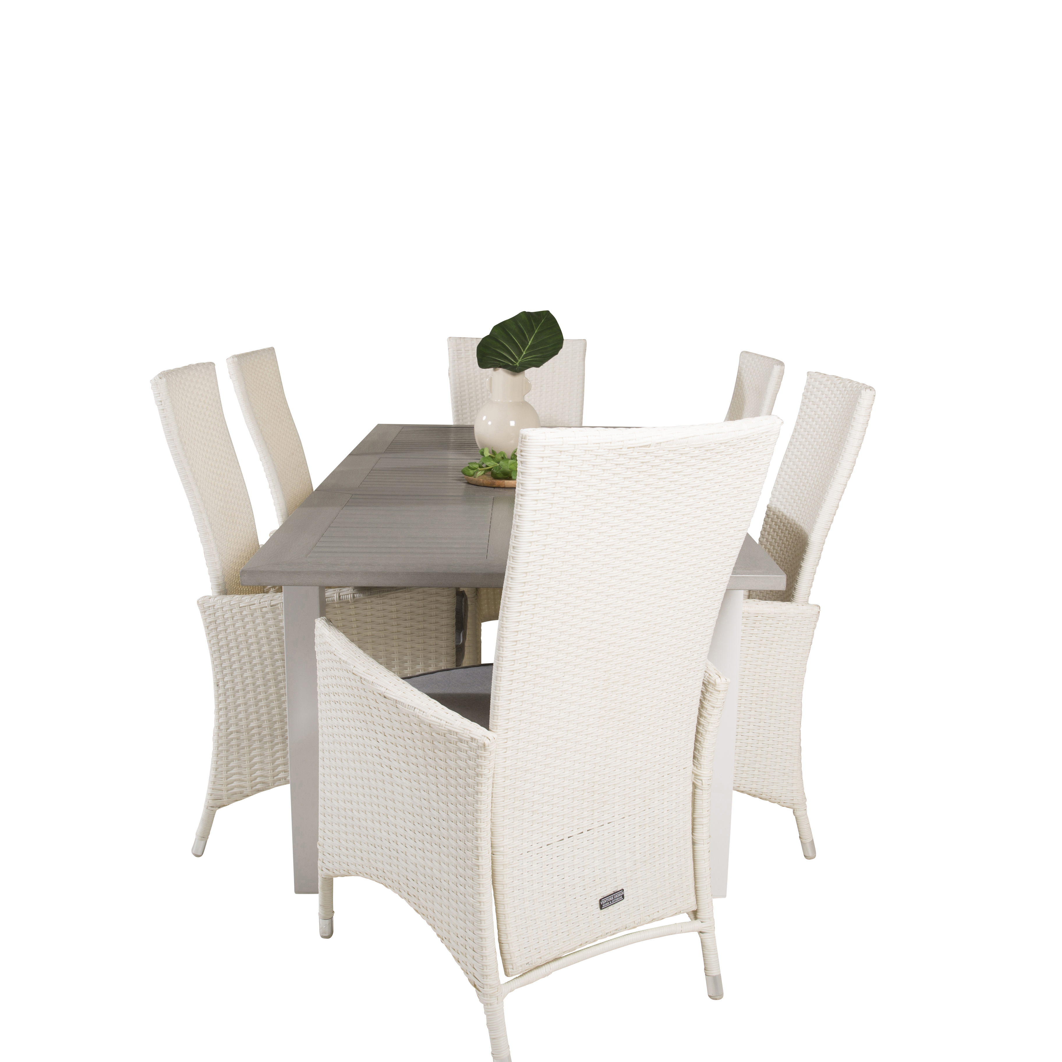 Matgrupp Venture Home Aleyna 160/240 med 6 Pishi Matstolar