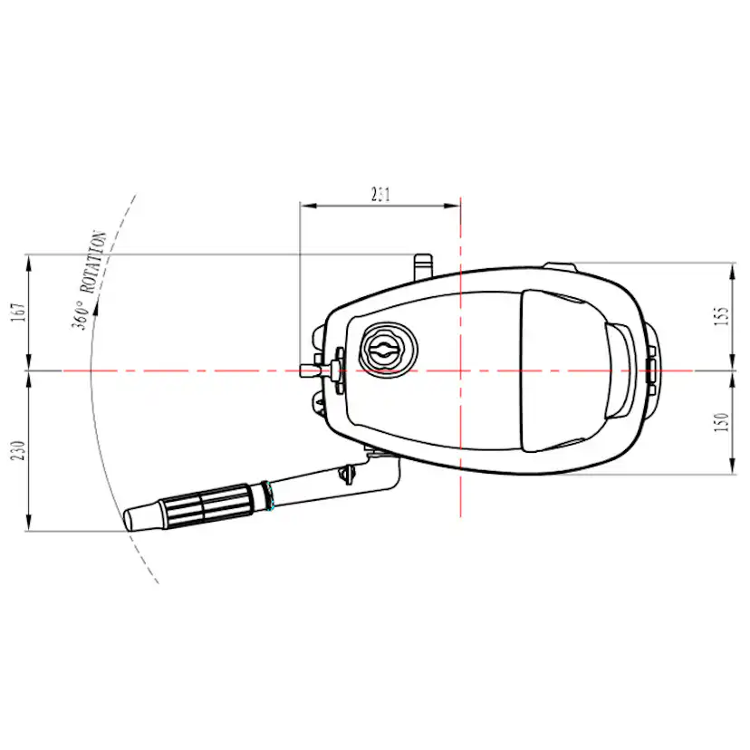 Utombordsmotor Parsun 4-Takts Kort Rigg 6hk