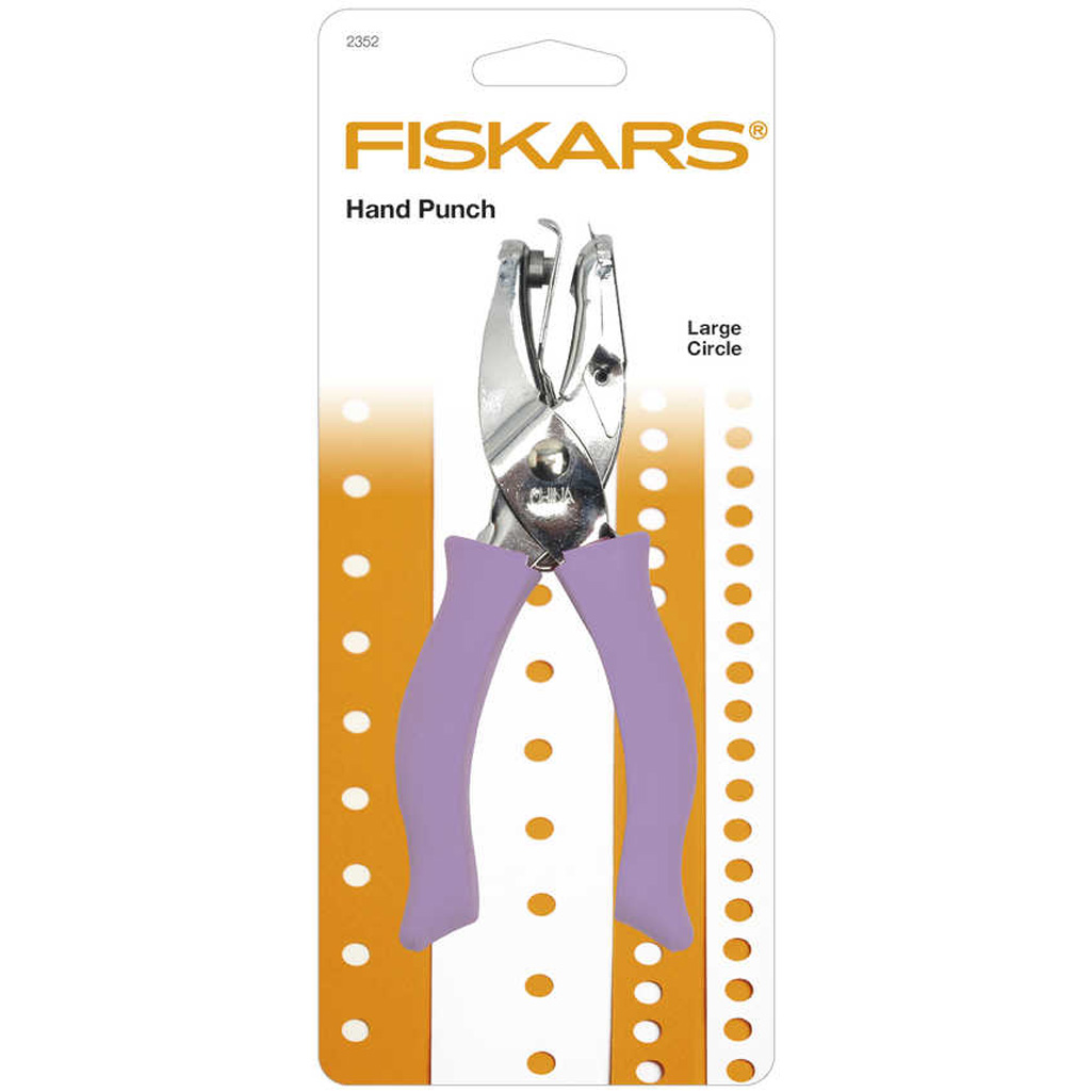 Handstans Fiskars Large Circle Hål 6 mm