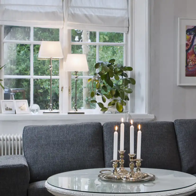 Bordslampa Aneta Anette Silver