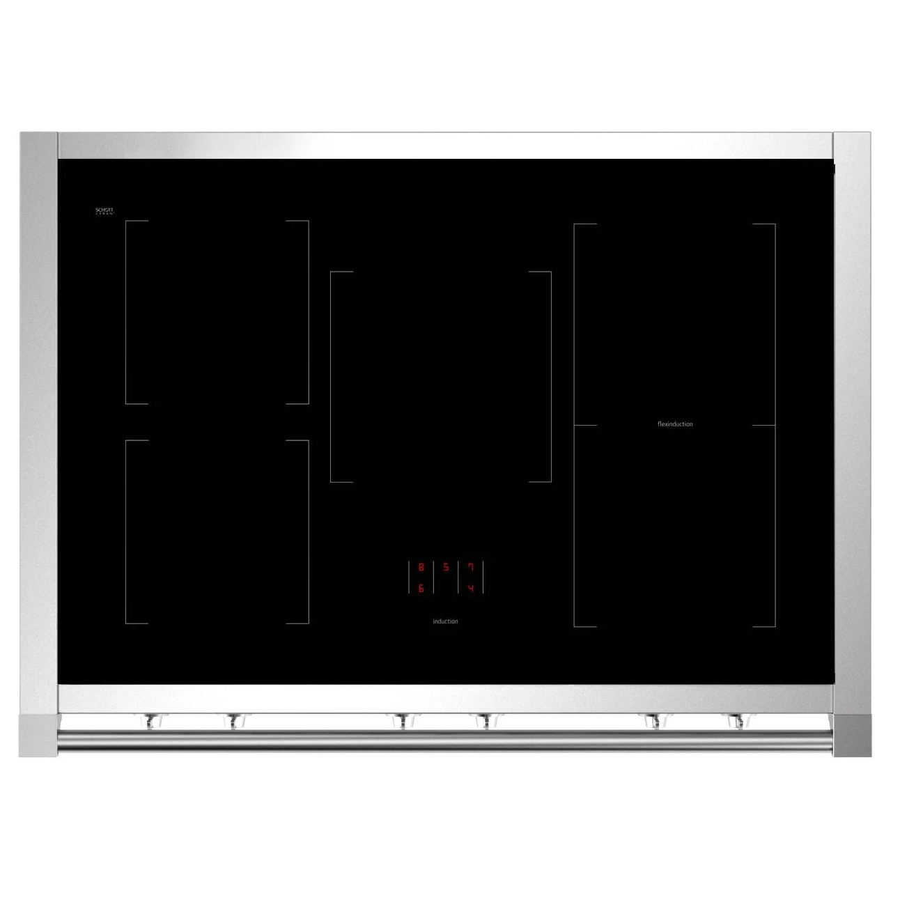 Induktionsspis Steel Ascot Combi-steam 90 cm