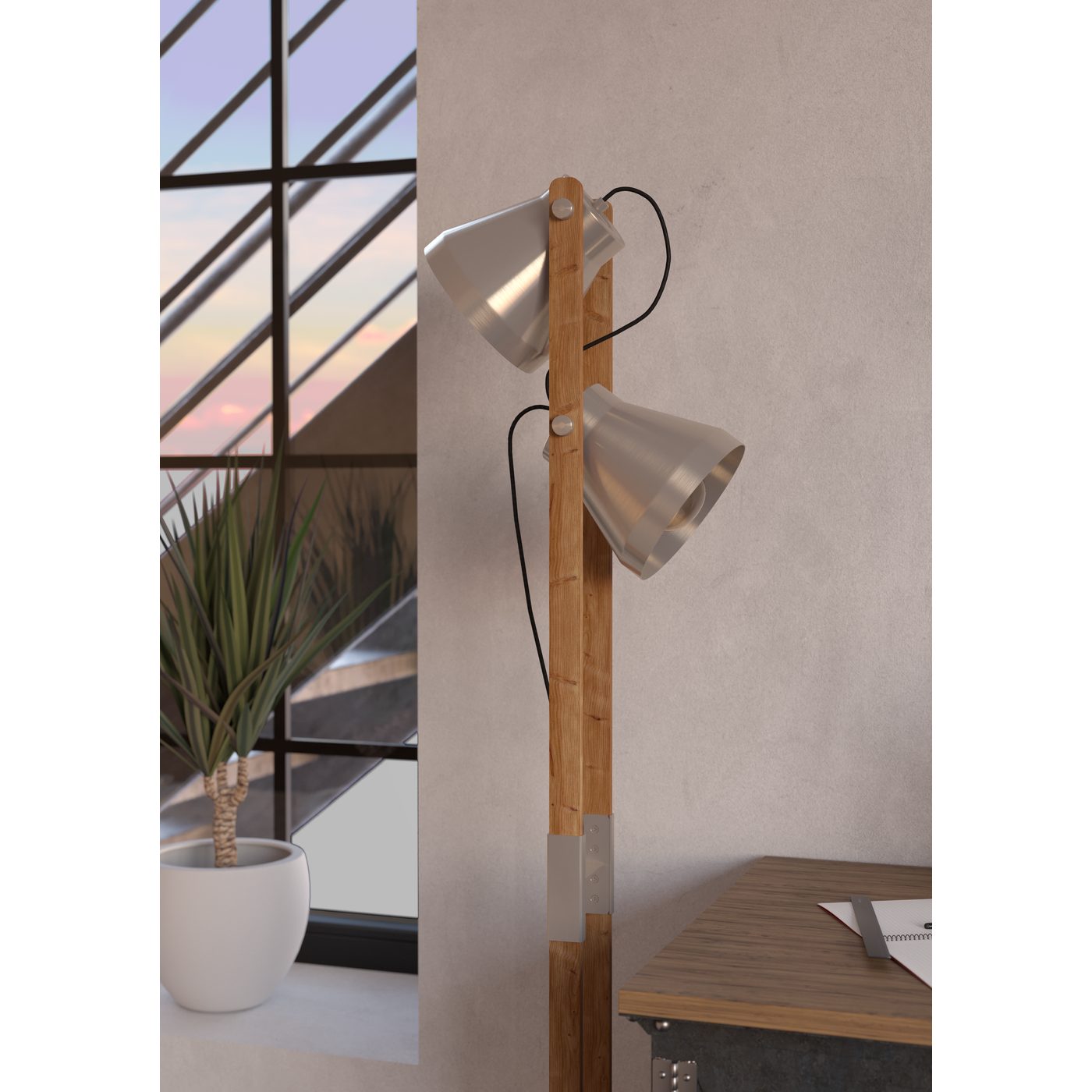 Golvlampa Eglo Cawton