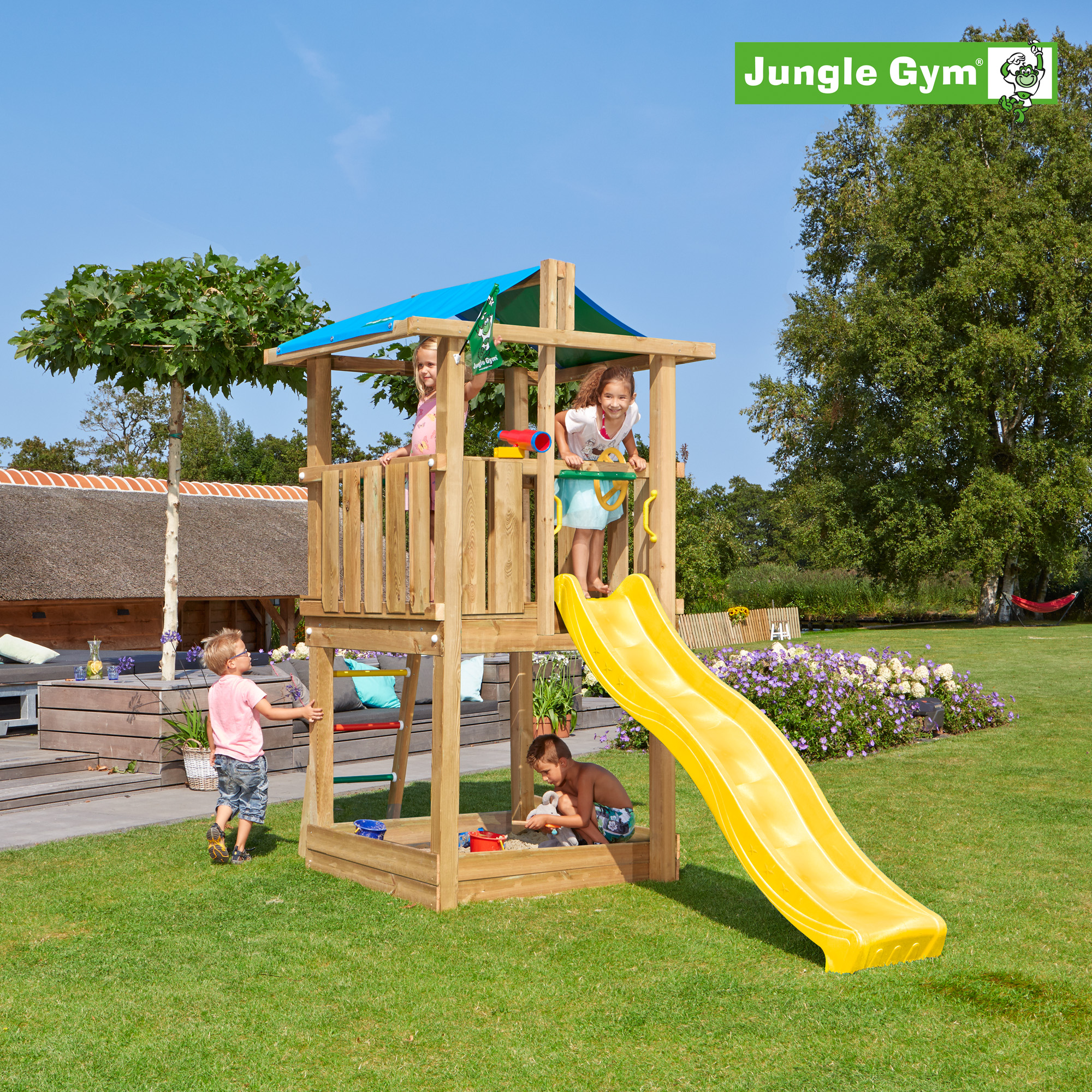 Lektorn Jungle Gym Hut exkl rutschkana