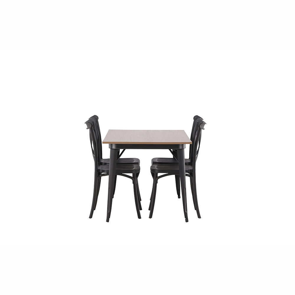 Matgrupp Venture Home Tempe med 4 Crosett Stolar