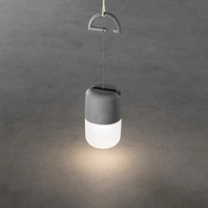 Solcell/USB-Lampa Gnosjö Konstsmide Assisi Hängande/Stående LED