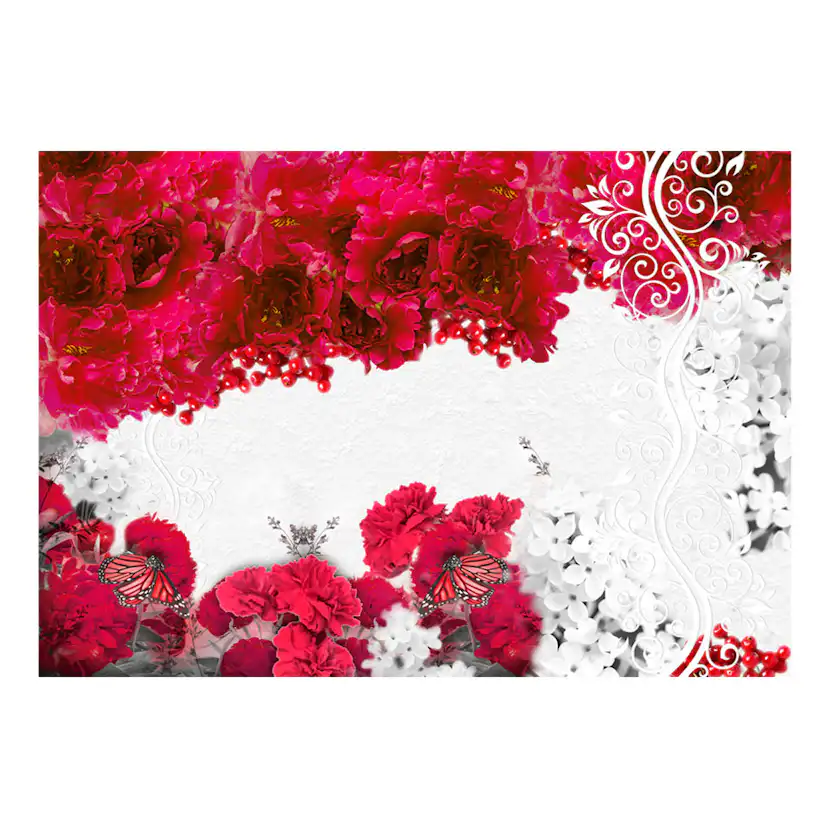 Colors of spring: red 400x280 Storlek: 400x280 cm