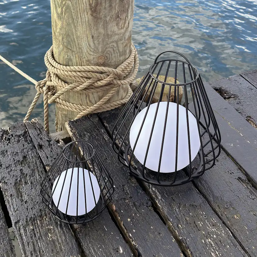 Solcellslampa Dyberg Larsen Evesham LED-Lykta Medium