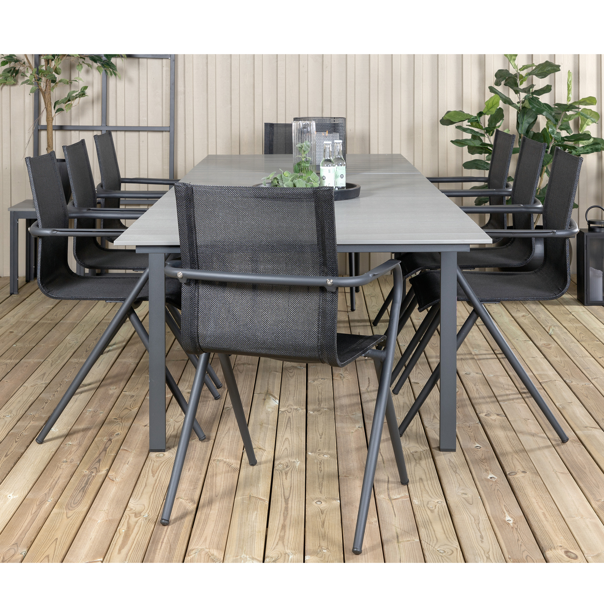 Matgrupp Venture Home Lova 224 med 8 Aspen Matstolar