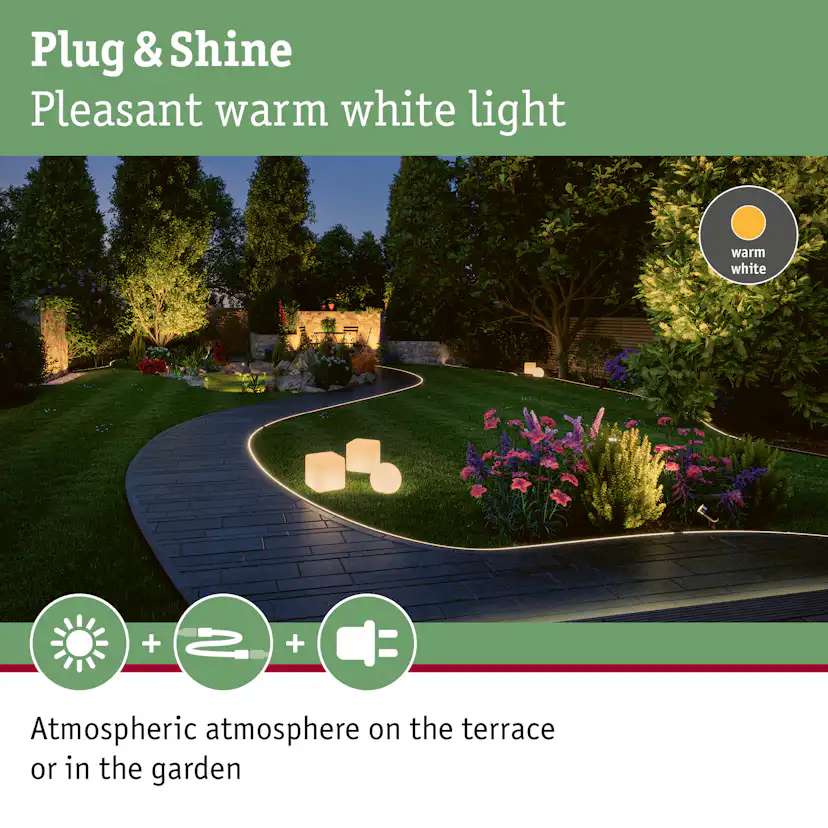 Dekorationsljus LED Paulmann Cube Plug & Shine IP67 24V