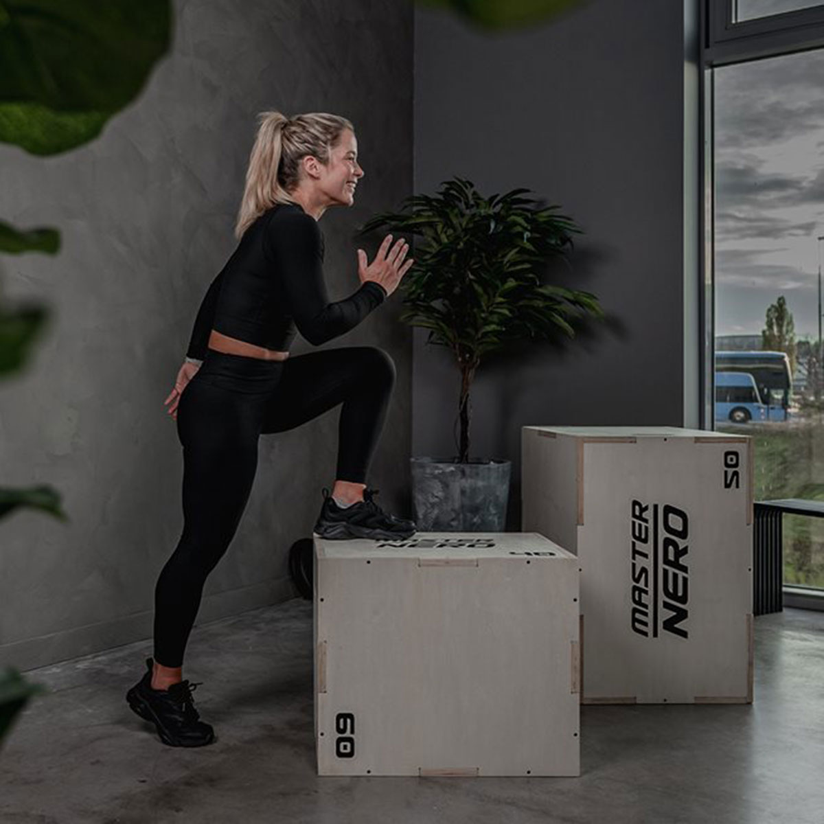 Woodbox Master Fitness Nero Plyo 40-50-60